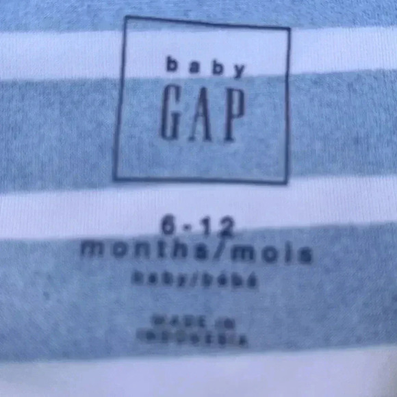 Five for 25 NWOT Gap Nautica onesie, w snaps at the bottom. Poly w  8% spandex. - Picture 3 of 4